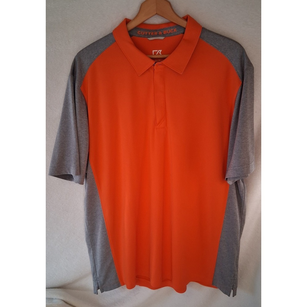 Cutter & Buck‎ 1/4 Zip Short Sleeve Golf Polo  Size XL
